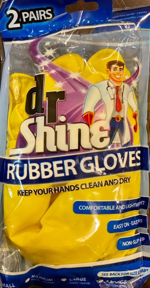 Dr. SHINE RUBBER GLOVES LG Blue Mountain Water