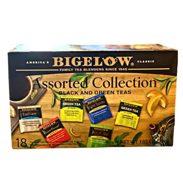 Assorted Collection Black and Green Teas BIGELOW Blue Mountain Water