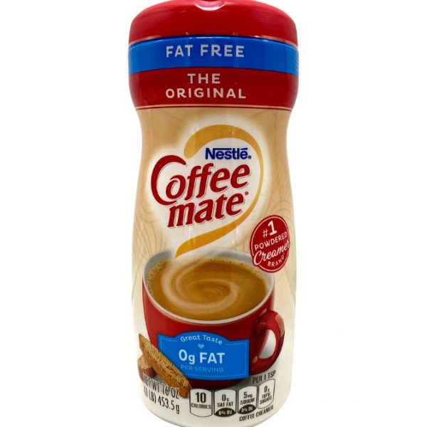 Coffee-Mate Fat-Free Original Powder Coffee Creamer 16 oz - Blue ...