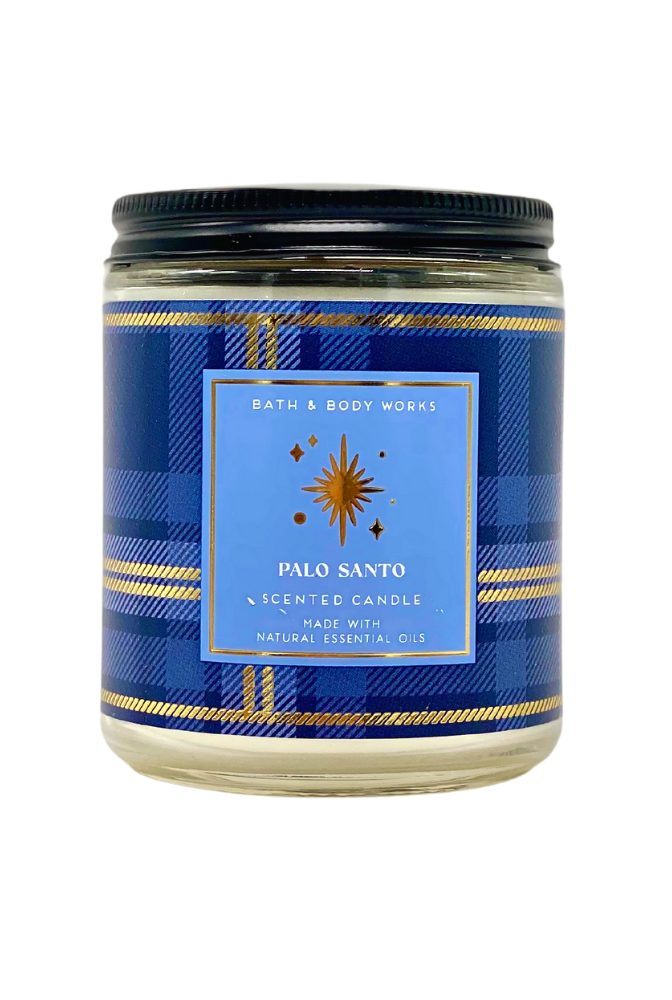 bath and body works palo santo candle