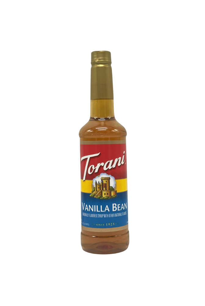 Torani Vanilla Bean Flavoring Syrup, Coffee Flavoring Drink Mix 750ml