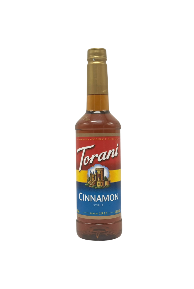 Torani Cinnamon Flavoring Syrup 750ml Blue Mountain Water