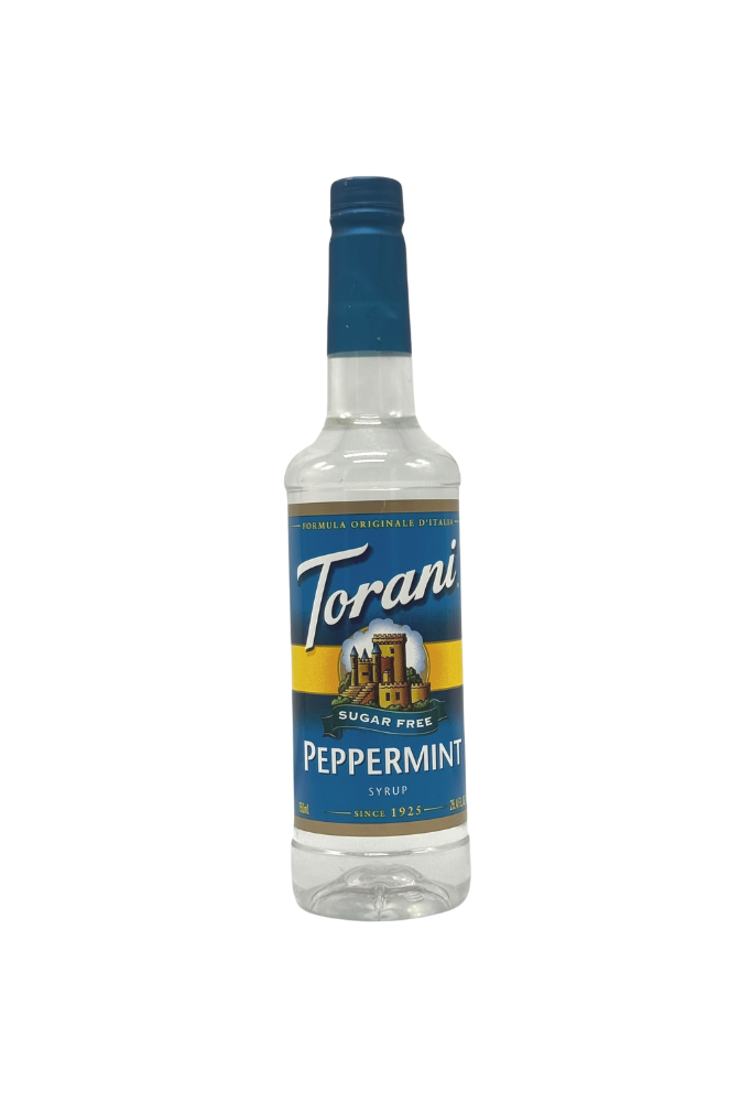 Torani SugarFree Peppermint Syrup, Authentic Coffeehouse Syrup 750 ml